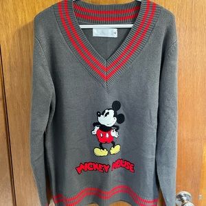 Women’s knitted Mickey sweater, Disney Store exclusive, size XL, NWOT